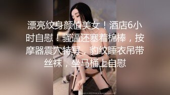 漂亮纹身颜值美女！酒店6小时自慰！骚逼还塞着棉棒，按摩器震穴特写，豹纹睡衣吊带丝袜，坐马桶上自慰