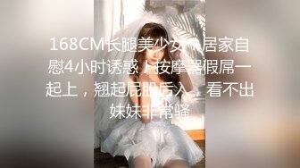 168CM长腿美少女！居家自慰4小时诱惑！按摩器假屌一起上，翘起屁股后入，看不出妹妹非常骚