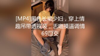 [MP4]黑色长裙少妇，穿上情趣吊带透视装，舌吻摸逼调情69口交