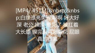 [MP4/ 451M]&nbsp;&nbsp;白丝漂亮美眉 啊啊 好大好深 老公 操操 要死了 被扛着大长腿 操完逼再爆菊花 屁眼真的很紧